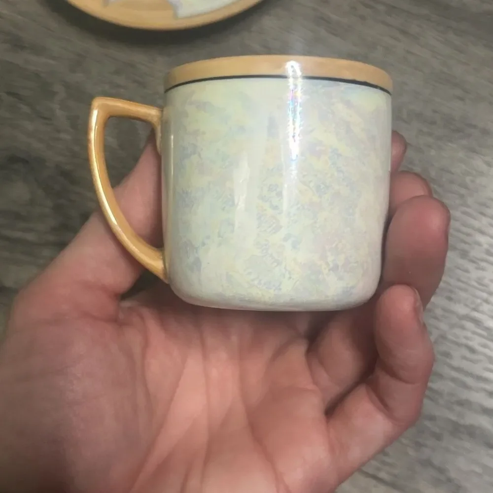 Czech Lustre Ware Tea Cup MZ CM-R